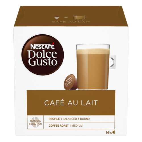 Кофе в капсулах Nescafe dolce gusto cafe au lait 16 капсул в Магнолия