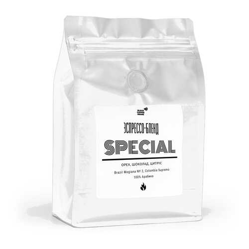 Кофе в зернах Black coffee beans Special, 250 г в Магнолия