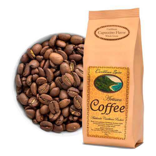 Кофе в зернах Caribbean Spice Artisan Kosher Coffee Cappucino Grain капучино 250 г в Магнолия