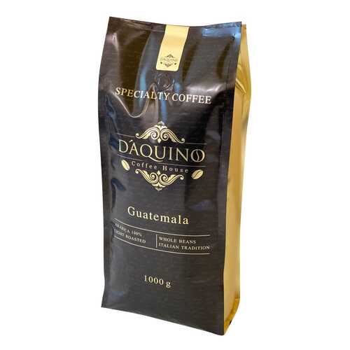 Кофе в зернах DAQUINO 100% светлая обжарка Арабика Гватемала Спешиалти (Specialty) 1000 г в Магнолия