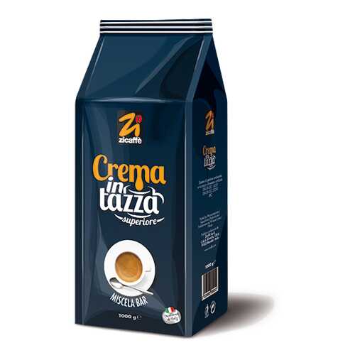 Кофе в зернах Zicaffe Superior Crema In Tazza 1000 г в Магнолия