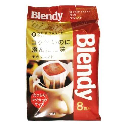 Кофе японский AGF Blendy Mocha молотый дрип-пакеты 8 штук 56 г в Магнолия