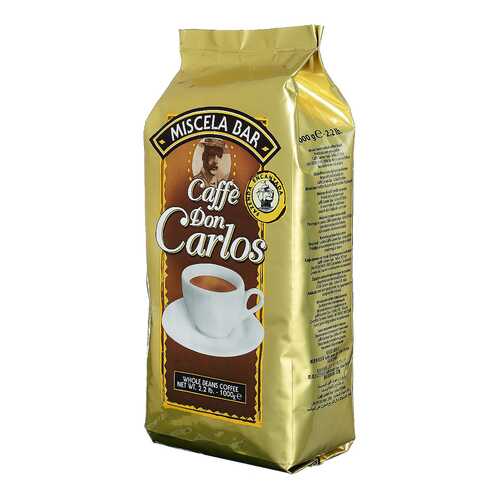 Кофе зерновой Carraro don Carlos 1 кг в Магнолия