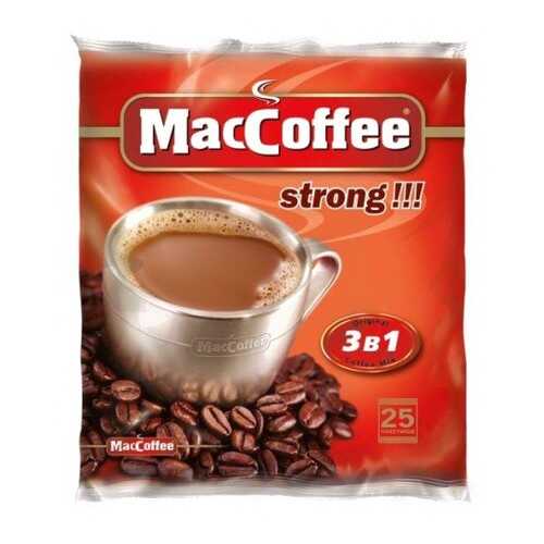 Кофейный напиток растворимый MacCoffee strong 3в1 50 г 16 штук в Магнолия