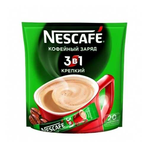 Кофейный напиток растворимый Nescafe 3в1 крепкий 16 г 20 пакетиков в Магнолия