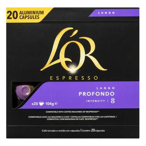 L'OR Espresso Lungo Profondo 20шт в Магнолия