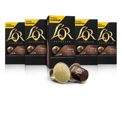Набор кофе в капсулах L’OR Espresso Forza 10 упаковок в Магнолия