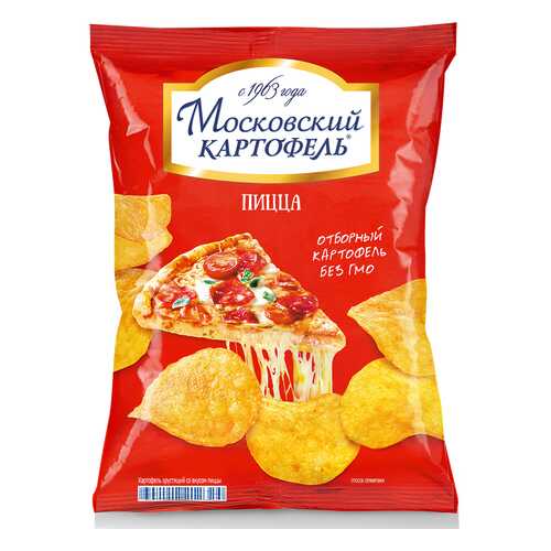 Чипсы картофельные Московский картофель пицца 150 г в Магнолия