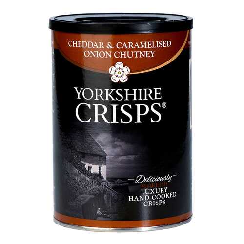 Чипсы картофельные Yorkshire Crisps с сыром чеддер и карамелизированным луком 100 г в Магнолия