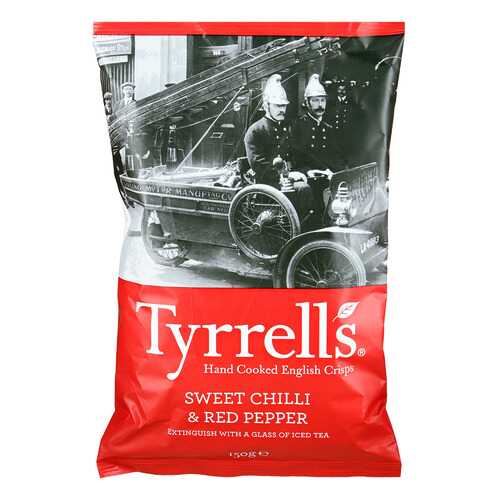 Чипсы Tyrrells с красным перцем и перцем чили 150г в Магнолия
