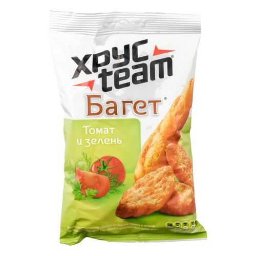 Сухарики Хрусteam багет томат и зелень 60 г в Магнолия