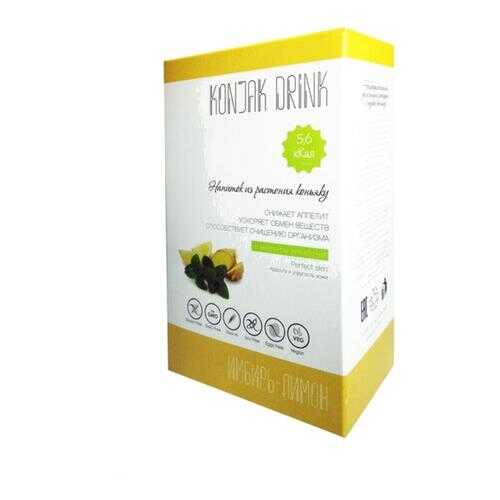 Десерт бескалорийный Konjak Drink имбирь лимон 133 г в Магнолия