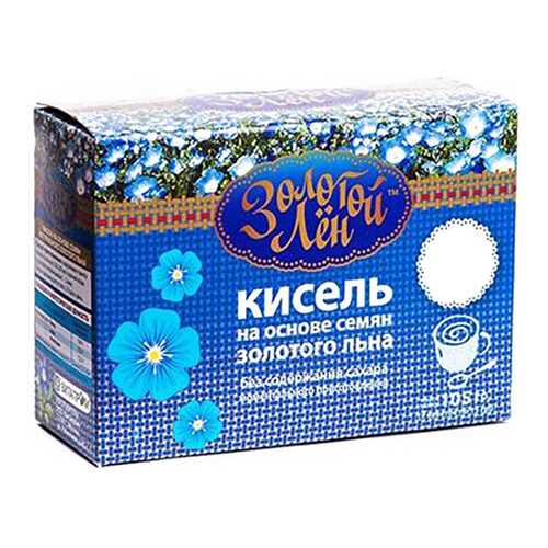 Кисель на льняной основе Золотой лен ассорти 7 пакетов по 15 г в Магнолия