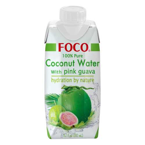 Вода кокосовая Foco с розовой гуавой 330 мл в Магнолия