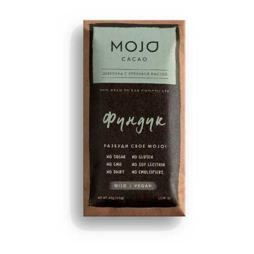 Горький шоколад 72% Mojo Cacao с шоколадно-ореховой пастой со вкусом фундук в Магнолия