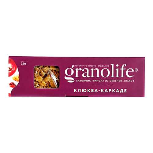 Батончик-гранола Granolife клюква-каркаде в Магнолия