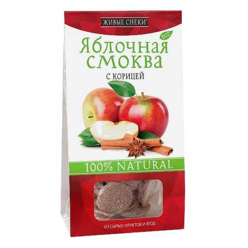Смоква Живые снеки яблочная с корицей 60 г в Магнолия