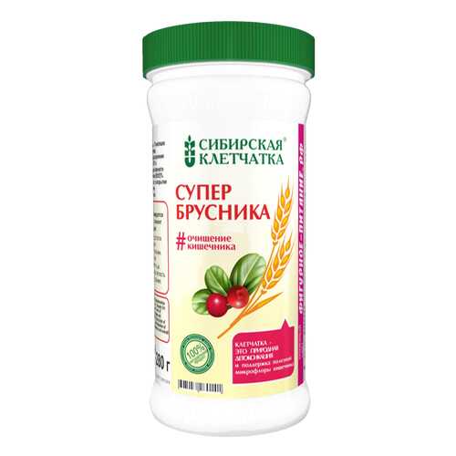 Клетчатка Сибирская супербрусника 280 г в Магнолия