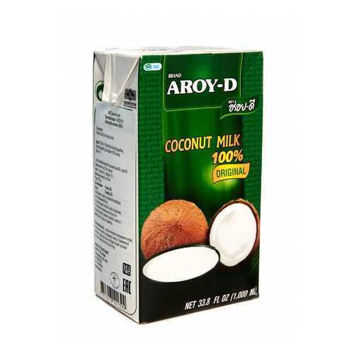 Кокосовое молоко Aroy-D жирность 17-19% 1 л в Магнолия