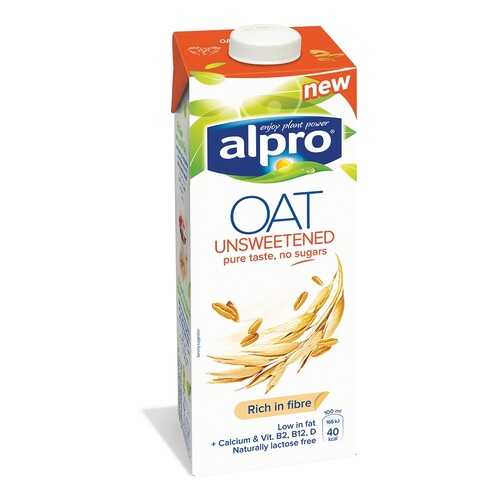 Напиток овсяный Alpro без сахара обогащенный кальцием и витаминами 1л Бельгия в Магнолия