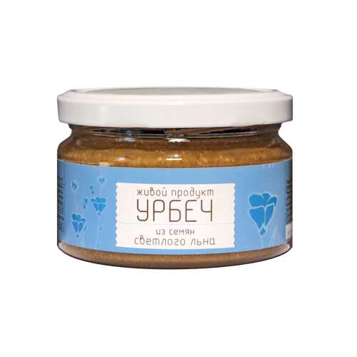 Урбеч Живой продукт из семян светлого льна 225 г в Магнолия