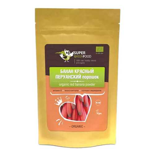Банан красный Super Green Food перуанский 100 г в Магнолия