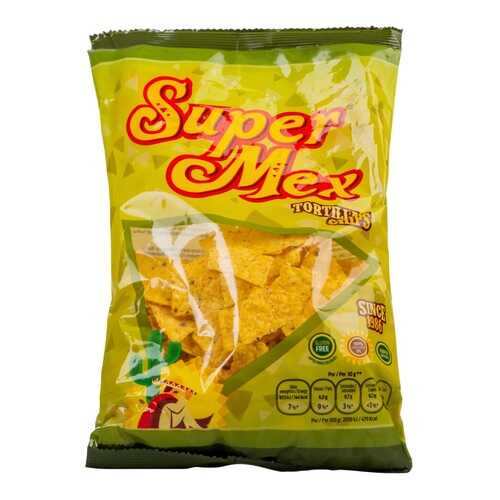 Чипсы кукурузные Super Mex Nachos с солью Chavez y Clark S.L. 180 г Испания в Магнолия
