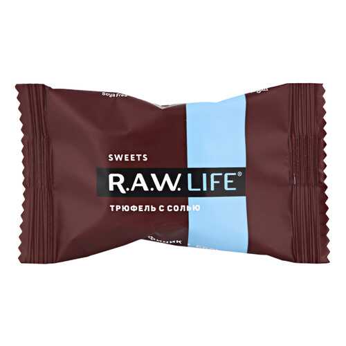 Конфета Raw Life трюфель с солью 18 г в Магнолия