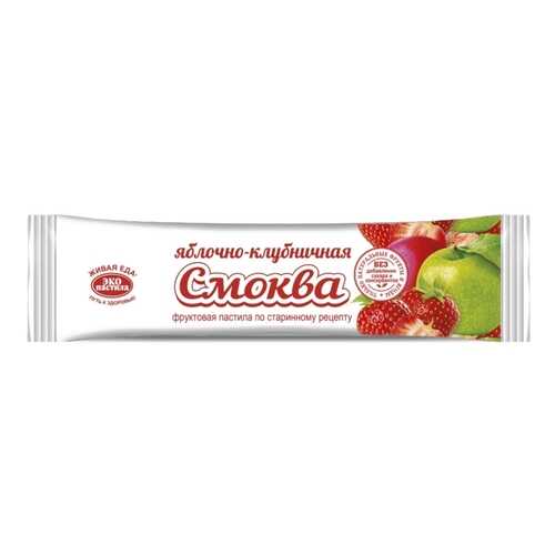 Пастила Смоква фруктовая яблочно-клубничная 30 г в Магнолия