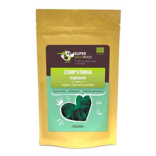 Спирулина Super Green Food порошок 100 г в Магнолия