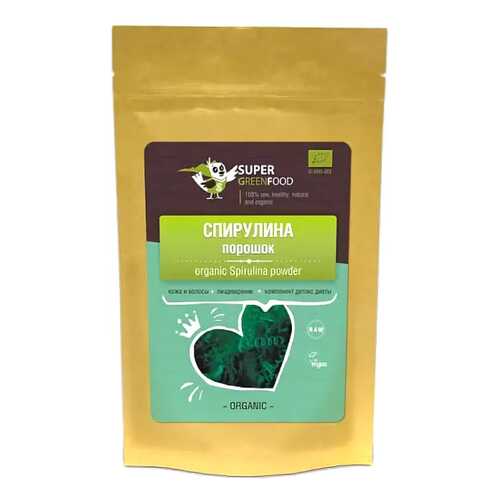 Спирулина Super Green Food порошок 200 г в Магнолия