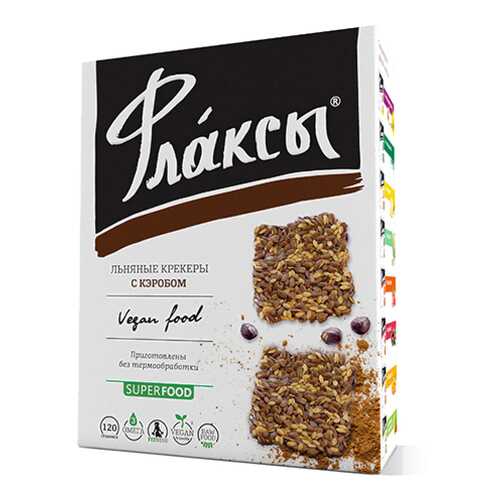Флаксы Компас Здоровья с кэробом 120 г в Магнолия