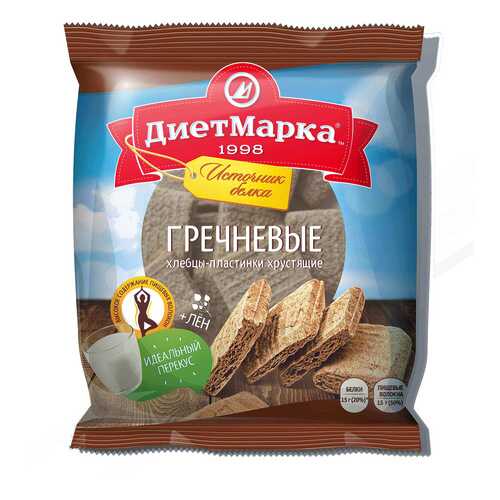 Хлебцы-мини пластинки ДиетМарка гречневые 50 г в Магнолия