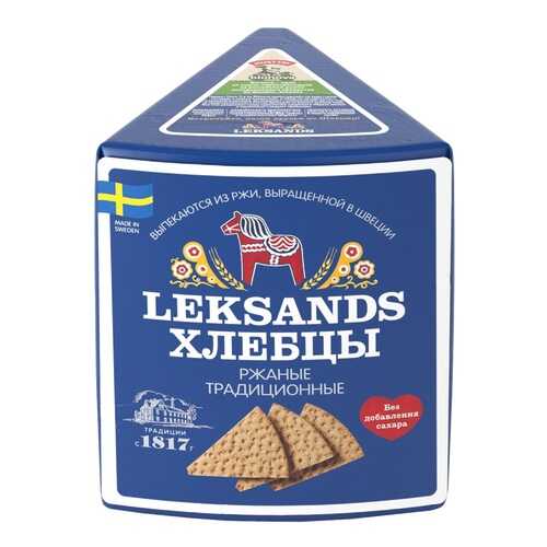 Хлебцы темно-ржаные Традиционные Leksands by Bionova, 200 г, Швеция в Магнолия