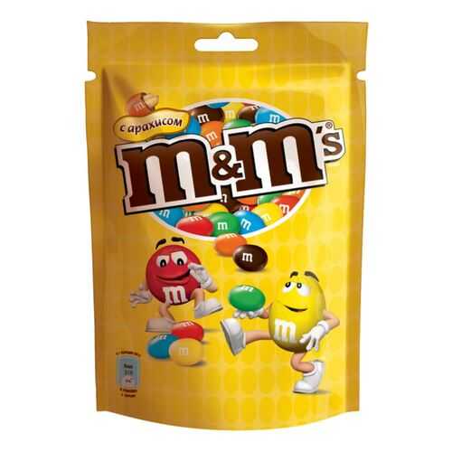 Драже M&M's с арахисом и молочным шоколадом 130 г в Магнолия