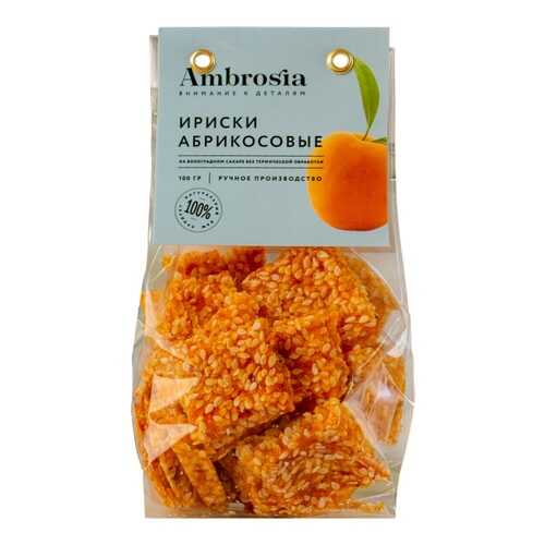 Ириски Ambrosia Абрикосовые 100г Россия в Магнолия