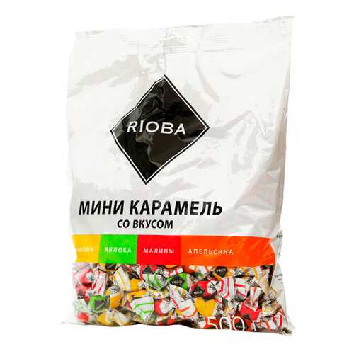 Карамель Rioba леденцовая мини ассорти 500 г в Магнолия