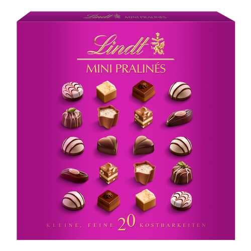 Конфеты из молочного шоколада Lindt mini pralines 100 г в Магнолия