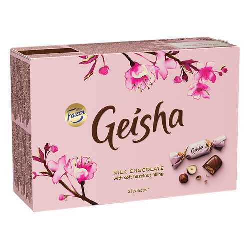 Конфеты шоколадные Geisha с начинкой из тертого ореха 150 г в Магнолия