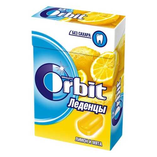 Леденцы Orbit лимон и мята 35 г в Магнолия