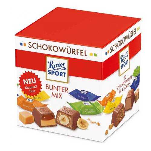 Набор конфет Ritter Sport Schokowurfel Микс 176г в Магнолия