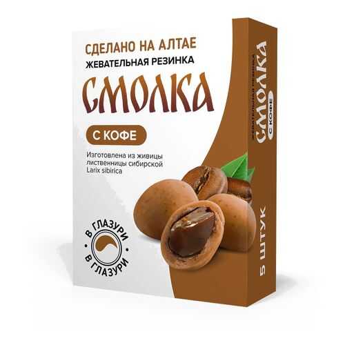 Смолка с кофе в глазури 5 шт в Магнолия