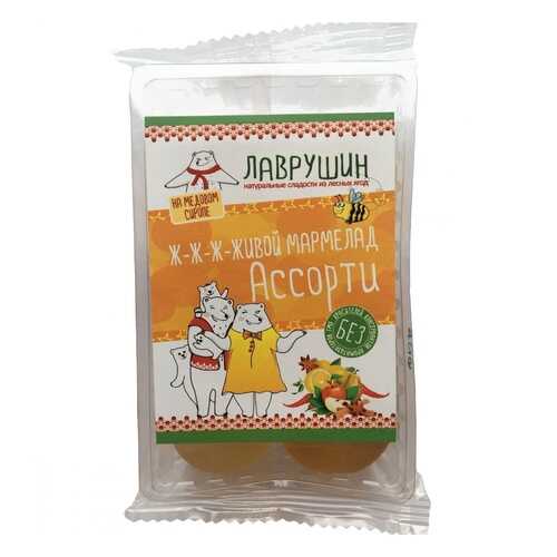 Мармелад Лаврушин Ассорти, 95 гр в Магнолия