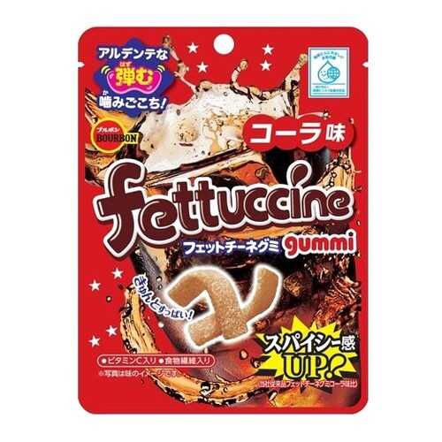 Мармелад жевательный Bourbon Fettuccine Gummi со вкусом колы 50 г в Магнолия