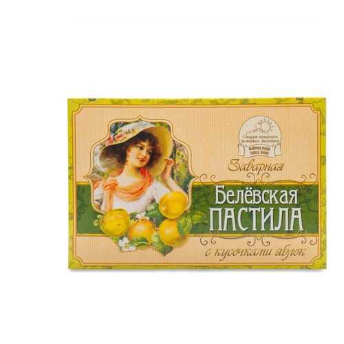 Пастила Старые традиции Заварная с кусочками яблок 170 г в картонной упаковке Россия в Магнолия