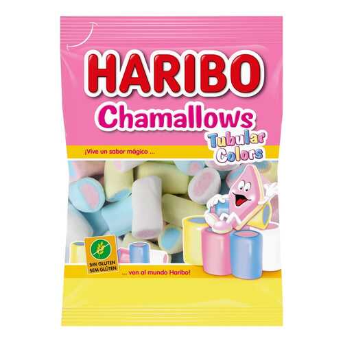 Шамеллоус Haribo цветные трубочки 90 г в Магнолия