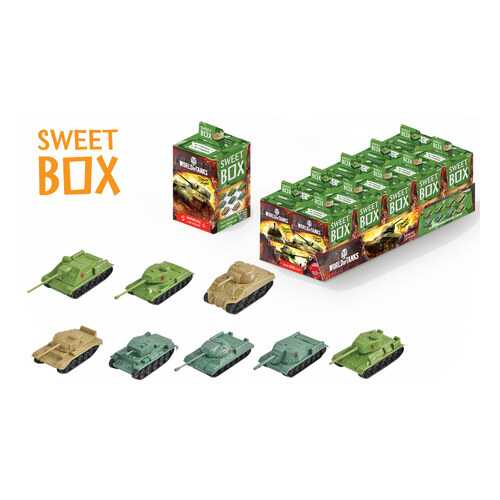 СВИТБОКС WORLD OF TANKS 2 Мармелад с игрушкой в коробочке , 12 шт в уп в Магнолия