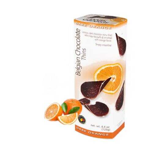 Шоколад BELGIAN CHOCOLATE Thins Orange 80г в Магнолия