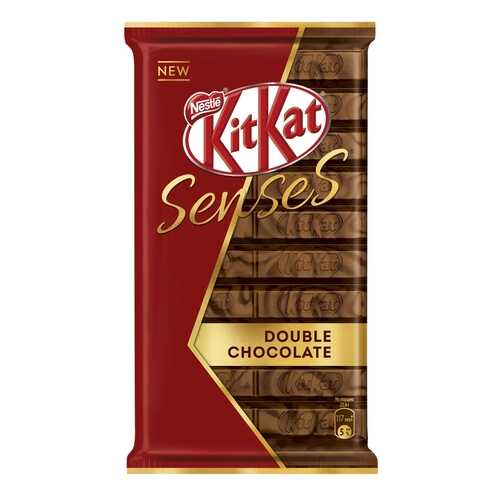Шоколад молочный и темный Kit-Kat senses double chocolate с хрустящей вафлей 112 г в Магнолия