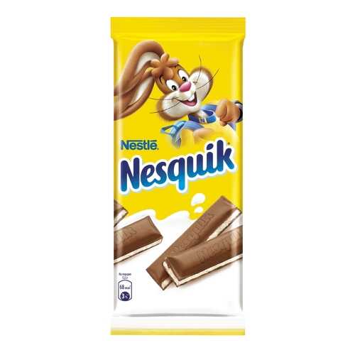 Шоколад молочный Nesquik с молочной начинкой 100 г в Магнолия